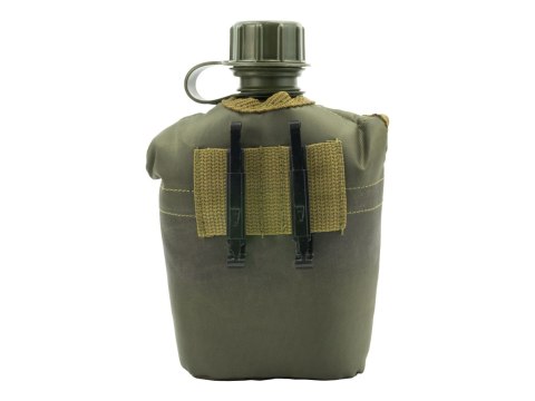 Manierka w pokrowcu MFH - oliwkowa MFH - Max Fuchs