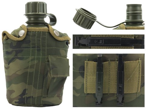 Manierka w pokrowcu MFH - woodland MFH - Max Fuchs