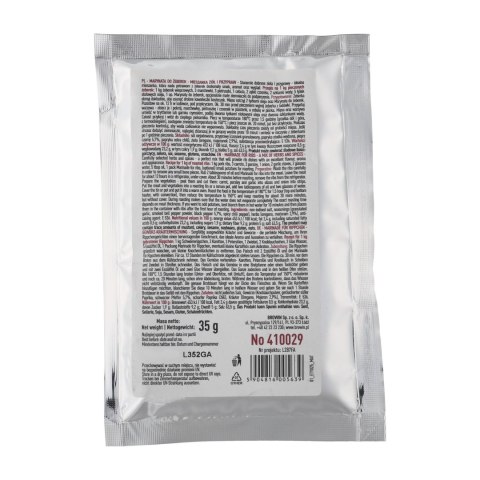 Marynata do żeberek Browin 35 g BROWIN Sp. z o.o. Sp. K.