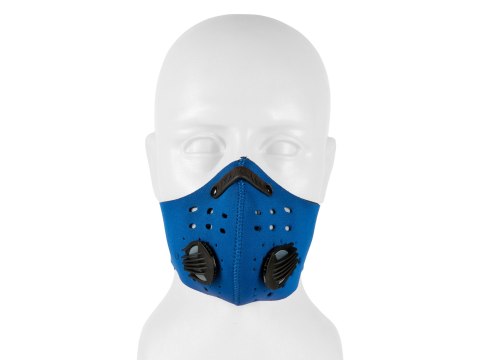 Maseczka Maraton antysmogowa neoprenowa niebieska Maraton