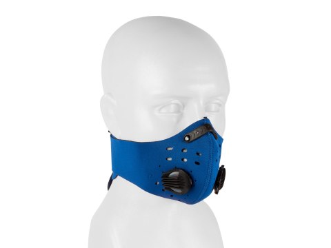 Maseczka Maraton antysmogowa neoprenowa niebieska Maraton