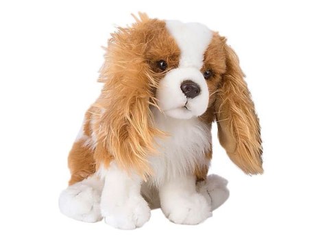 Maskotka Cavalier-King-Charles Nature De Brenne 32 cm beżowo-biały Nature De Brenne