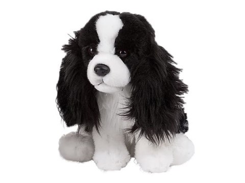 Maskotka Cavalier-King-Charles Nature De Brenne 32 cm czarno-biały Nature De Brenne