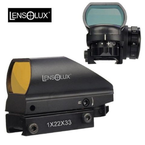Kolimator Lensolux Red Dot półotwarty LO-1x22x33 montaż (19838) Simbatec GmbH
