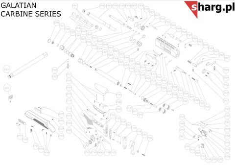 Mechanizm spustowy Hatsan Trigger Gold do Galatian (2150-05 GD) Hatsan Arms
