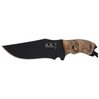 Nóż Muela Typhoon-DES.N Desert Camo Soft Touch, Black X50CrMoV15 Muela