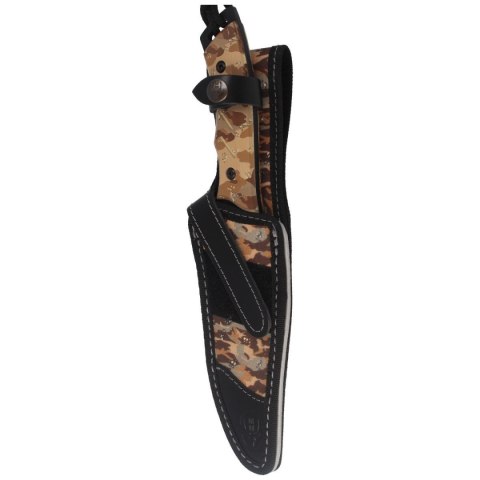 Nóż Muela Typhoon-DES.N Desert Camo Soft Touch, Black X50CrMoV15 Muela