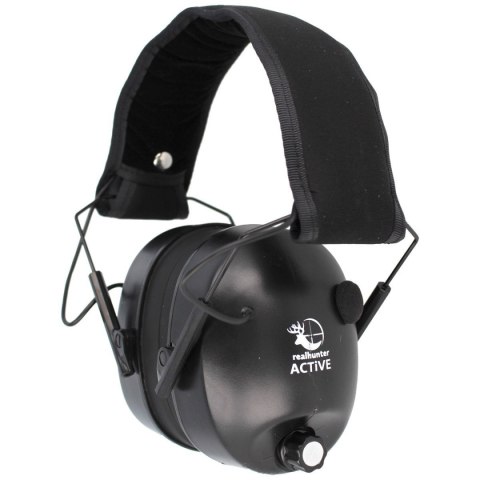 Ochronniki słuchu aktywne RealHunter Black (258-012) RealHunter