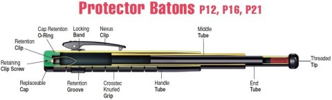 Pałka teleskopowa ASP P21 Protector Friction Loc 21'' (52227) ASP Inc.