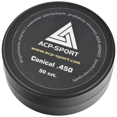 Pociski ołowiane ACP-Sport Conical kal .45, 50szt (JW450-C) ACP-Sport