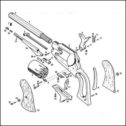 Rewolwer Pietta 1863 Remington Pocket kal. 31 (RPB31) Pietta Firearms