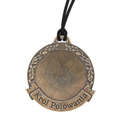Medal odlewany Golden Fox Król Polowania z rzemykiem Golden Fox