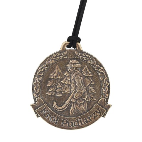 Medal odlewany Golden Fox Król Pudlarzy z rzemykiem Golden Fox