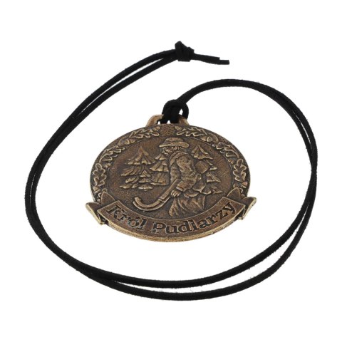 Medal odlewany Golden Fox Król Pudlarzy z rzemykiem Golden Fox
