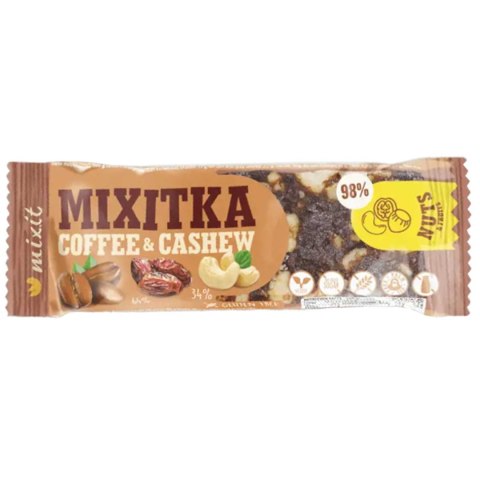 Mixitka Mixit orzechy nerkowca z kawą bez glutenu 44 g Mixit