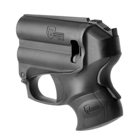 Miotacz gazu pieprzowego P2P PGS II KIT z latarką, czarny Prepared 2 Protect (P2P)