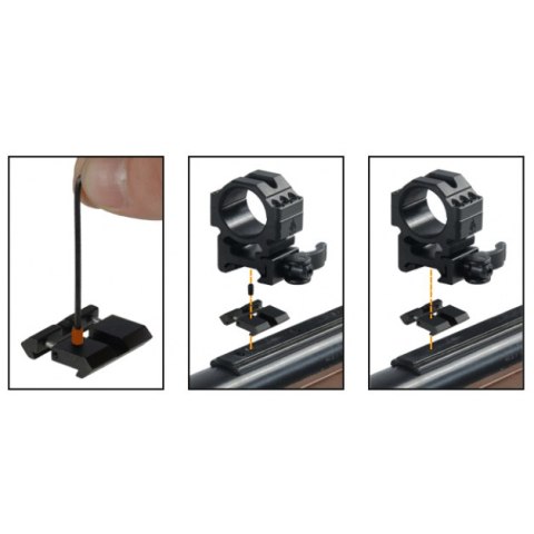 Adapter Dovetail Picatinny Leapers UTG 2 szt. Leapers