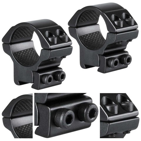 Montaż lunety Hawke Match niski 1" Dovetail na szynę 11 mm Hawke Optics