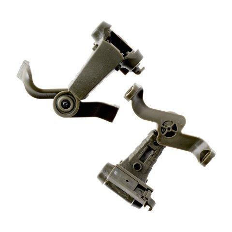 Montaż nahełmowy Earmor ARC dla ochronników Mark 3 M16 zielony Earmor