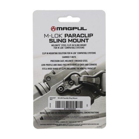 Montaż zawieszenia Magpul Paraclip M-LOK czarny MAG607 Magpul
