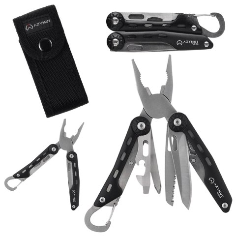 Multitool Azymut Turon z kaburą i karabińczykiem Azymut