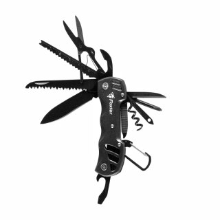 Multitool Foxter narzędzie wielofunkcyjne survival 13w1 czarny NN