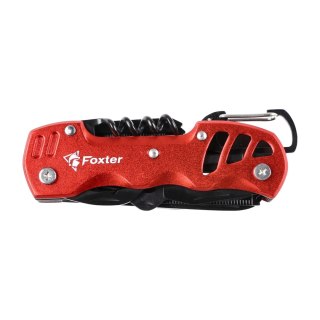 Multitool Foxter narzędzie wielofunkcyjne survival 13w1 czerwony NN