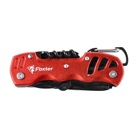Multitool Foxter narzędzie wielofunkcyjne survival 13w1 czerwony NN