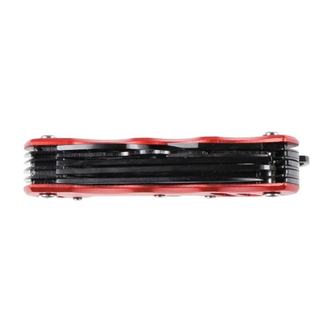 Multitool Foxter narzędzie wielofunkcyjne survival 13w1 czerwony NN
