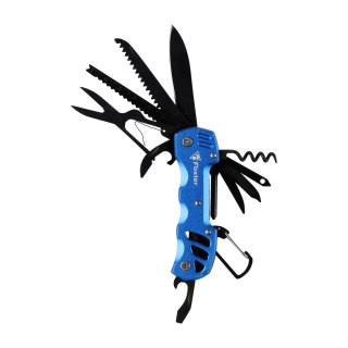 Multitool Foxter narzędzie wielofunkcyjne survival scyzoryk 13w1 niebieski NN