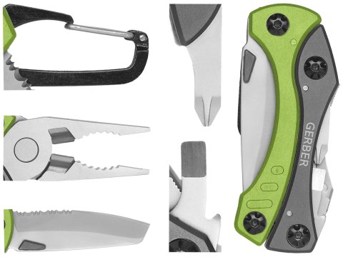 Multitool Gerber Crucial zielony Gerber