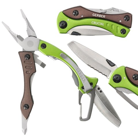 Multitool Gerber Crucial zielony Gerber