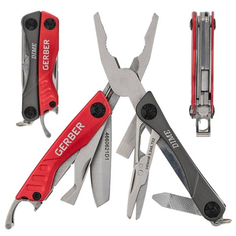 Multitool Gerber Dime czerwony Gerber