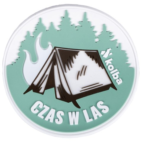 Naszywka Patch Kolba „Czas w las" namiot Kolba