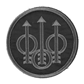Naszywka taktyczna Beretta patch Trójząb czarna Beretta