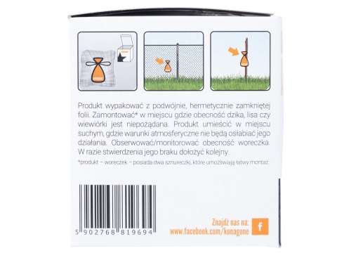 Naturalny odstraszacz Kunagone na dziki 2-pak Kunagone