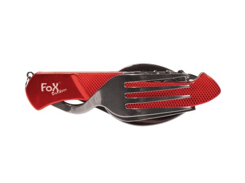 Niezbędnik Fox Outdoor 6-częściowy składany czerwony Fox Outdoor