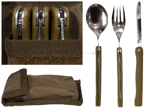 Niezbędnik MFH kampingowy składany w pokrowcu MFH - Max Fuchs