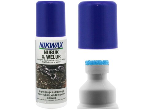 Nikwax NI-04 impregnat nubuk/welur gąbka 125 ml Nikwax