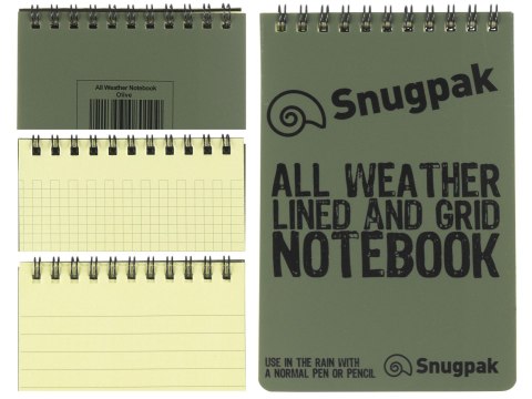 Notes wodoodporny Snugpak oliwkowy Snugpak