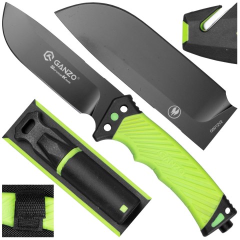 Nóż bushcraft Ganzo G8012V2-LG Ganzo / Firebird
