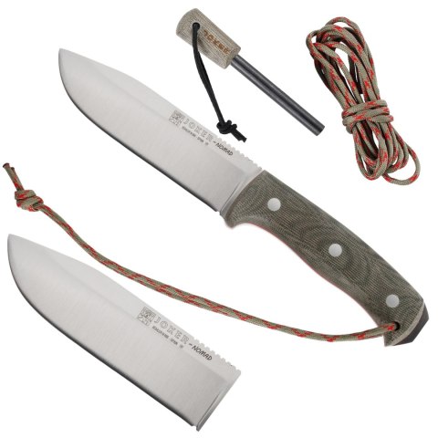 Nóż bushcraft Joker Nomad CV125-P z krzesiwem Joker