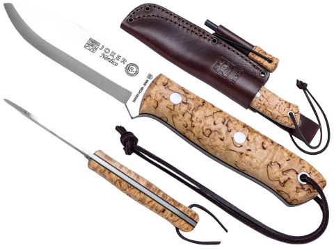 Nóż bushcraft Joker Nordico CL115-P z krzesiwem Joker