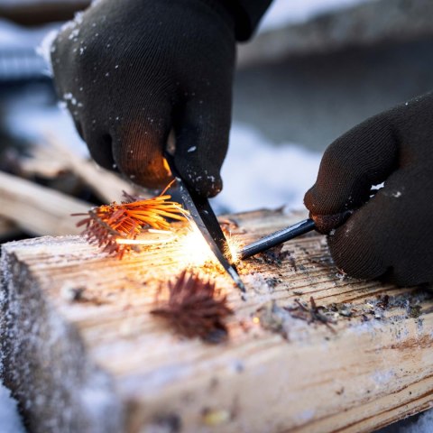 Nóż bushcraft Morakniv Lok BlackBlade Ash Wood stal nierdzewna Morakniv