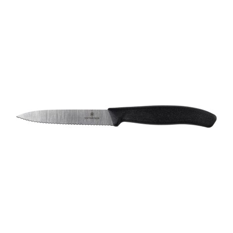 Nóż do obierania Victorinox 6.7733 ząbkowany, czarny Victorinox