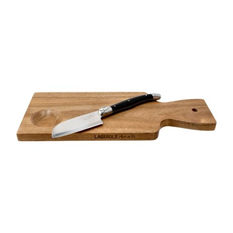 Nóż do sera Laguiole Santoku Premium Line z deską Laguiole