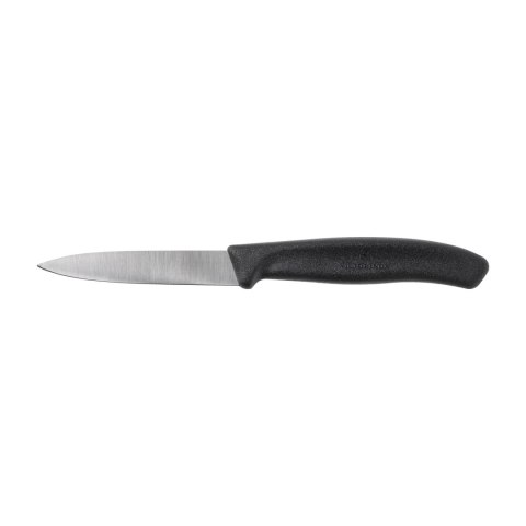 Nóż do warzyw i owoców Victorinox 6.7603 gładki, czarny Victorinox
