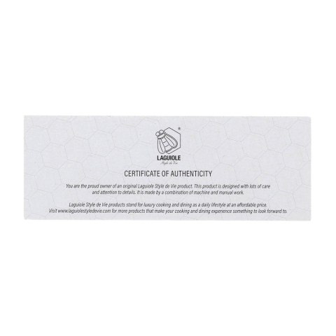 Nóż kieszonkowy Laguiole z rękojeścią z drewna zebrano, czarną pochewką i ostrzałką Laguiole