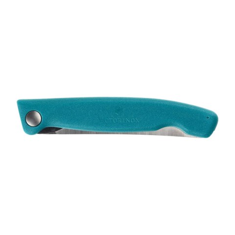 Nóż kuchenny składany Victorinox Swiss Classic Picnic Knife 6.7834.FC1 ząbkowany z zaokrąglonym czubkiem zielony Victorinox