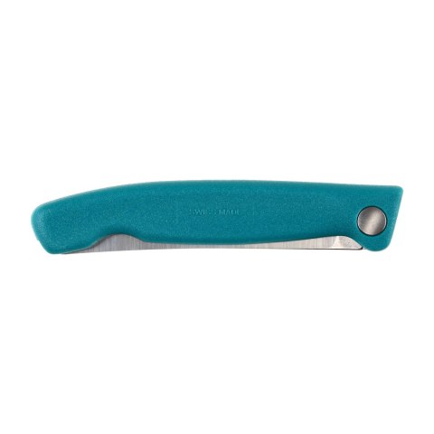 Nóż kuchenny składany Victorinox Swiss Classic Picnic Knife 6.7834.FC1 ząbkowany z zaokrąglonym czubkiem zielony Victorinox
